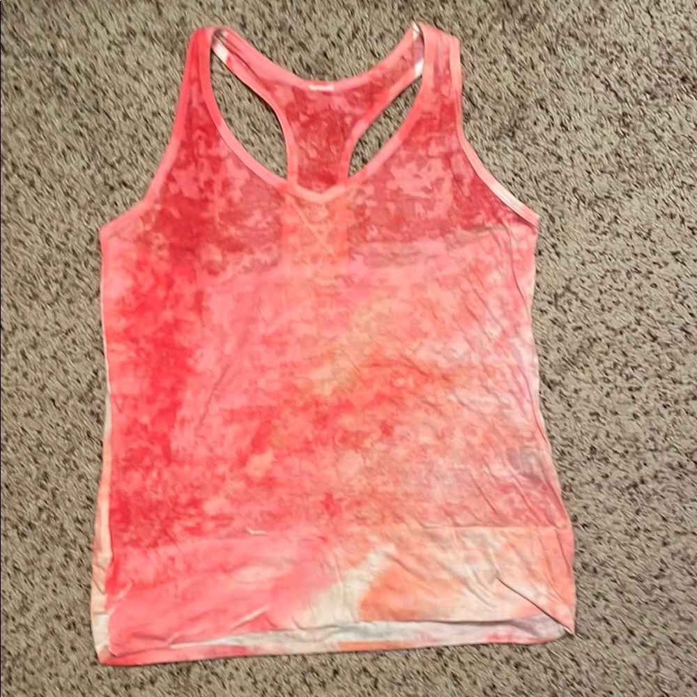 The North Face women’s Pink Tie-Dye Tank Top